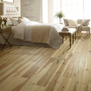mixed plank hardwood flooring in bedroom | National Design Mart | Northeast Ohio