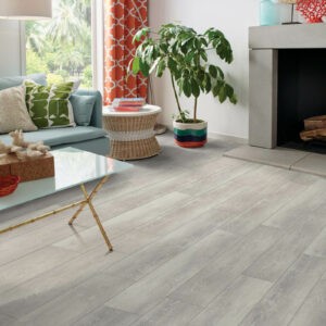 light colored luxury vinyl flooring in living room | National Design Mart | Northeast Ohio
