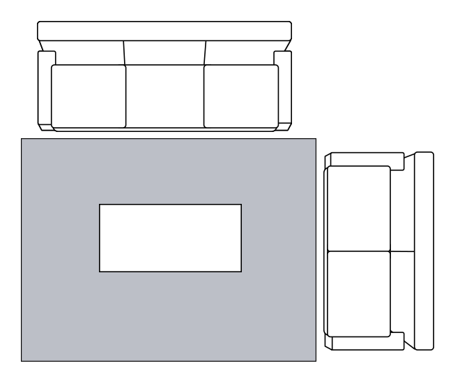 Rug Dimensions - Living Room | National Design Mart | Northeast Ohio