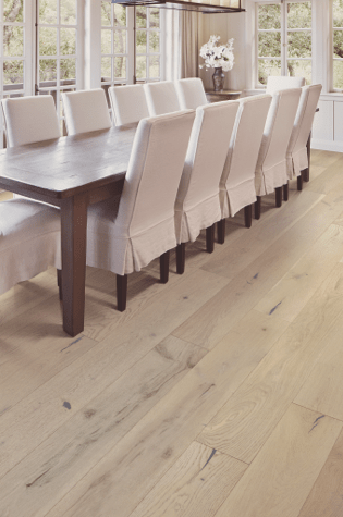 Dining room hardwood flooring | National Design Mart | Northeast Ohio