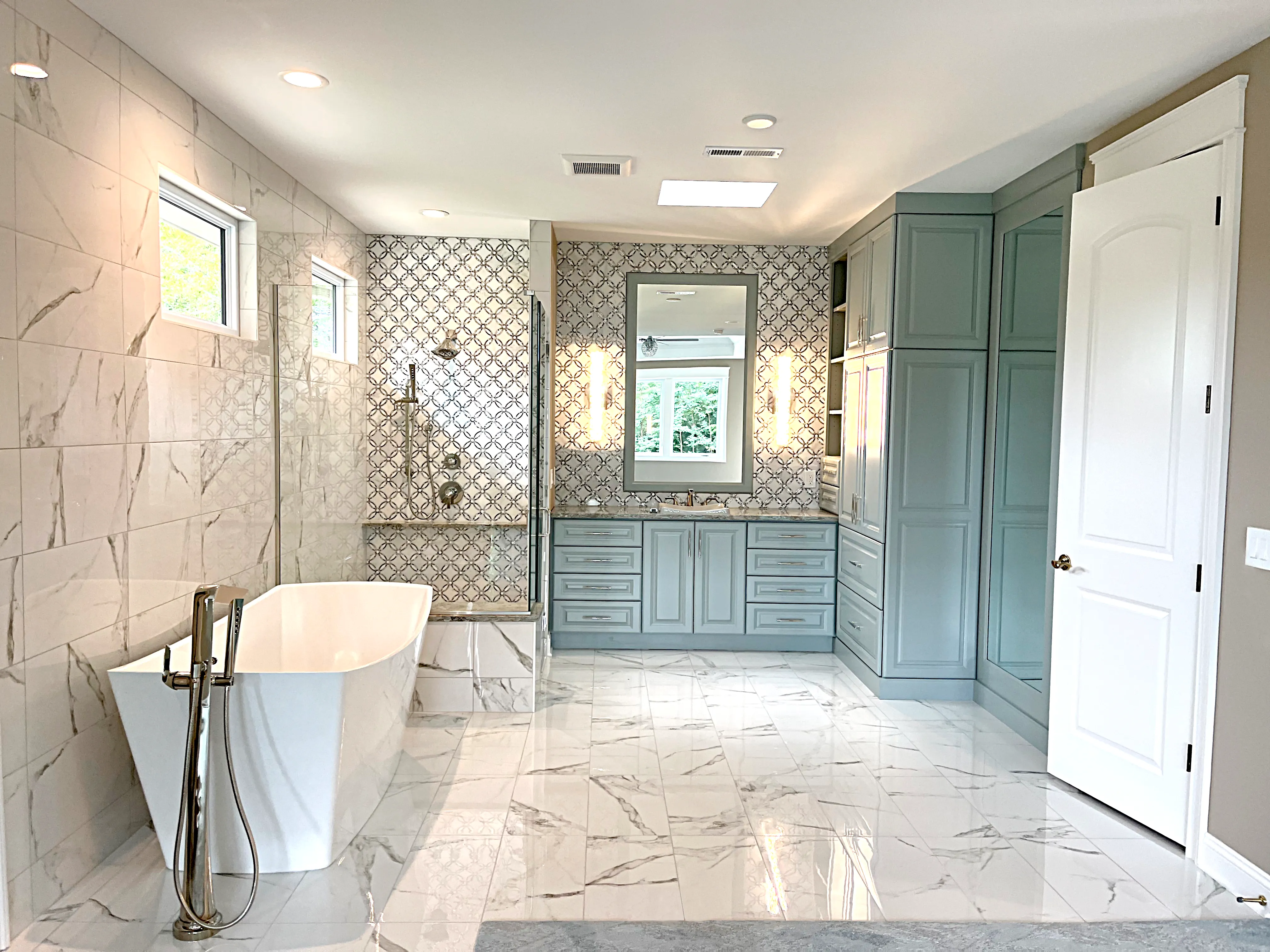 Master Bathroom flooring | National Design Mart
